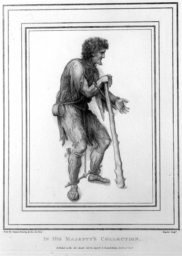 183-Homo selvatico - Vinci, Firenze